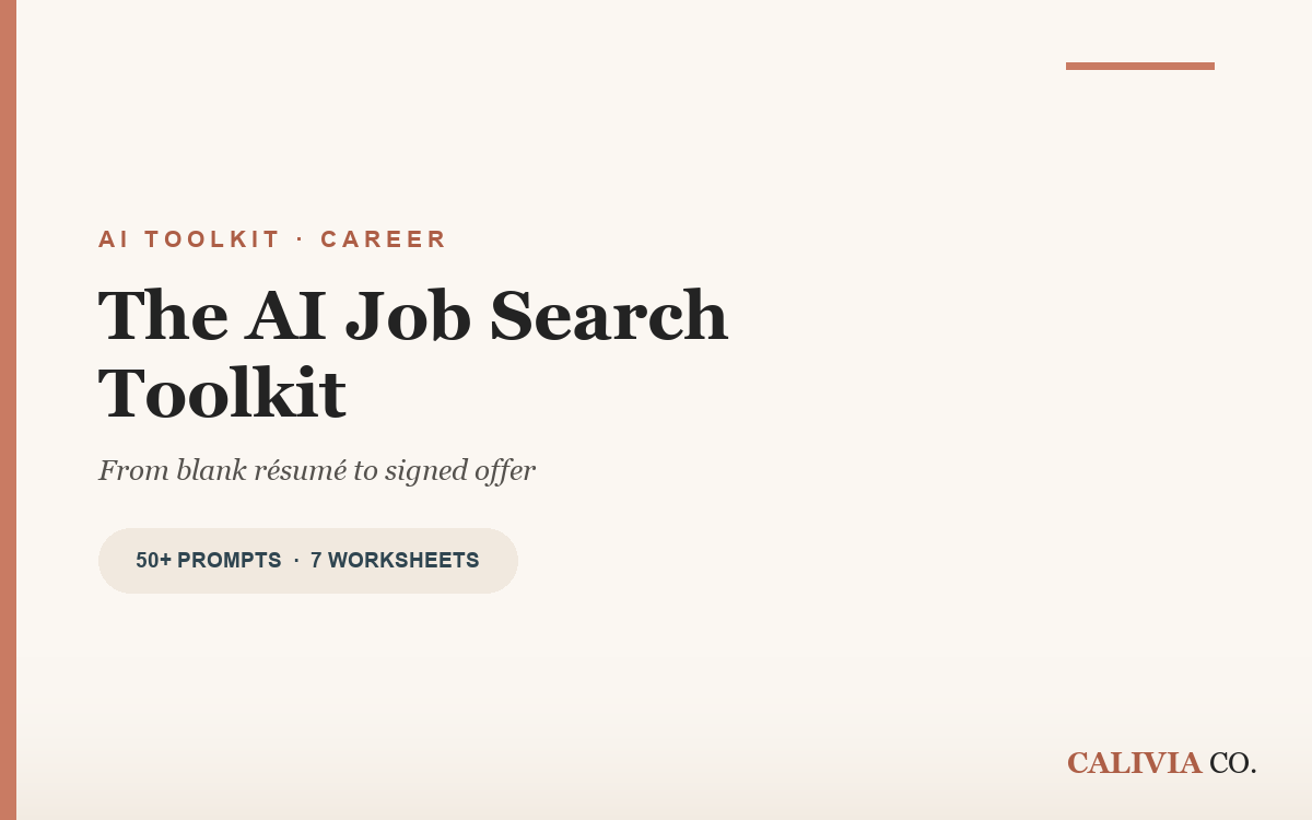 The AI Job Search Toolkit